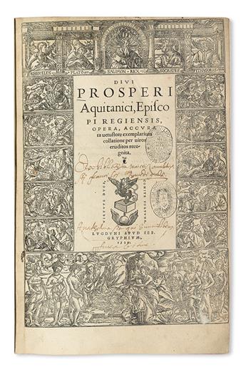 PROSPER of Aquitaine, Saint. Opera.  1539